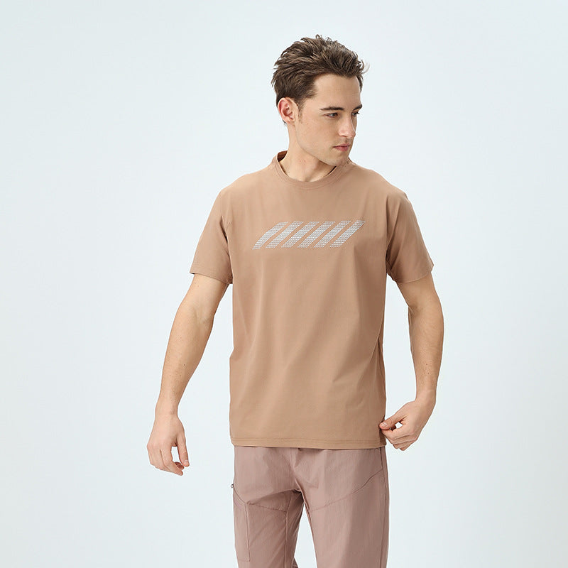 Herre sport T-shirt med åndbare egenskaber og moderne design Stilla