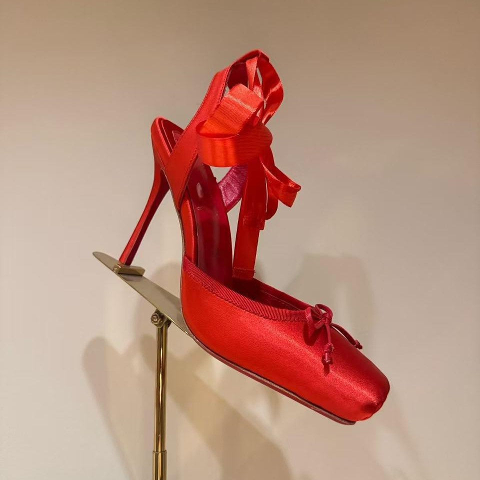 Dame Satin Balletstiletter Stilla