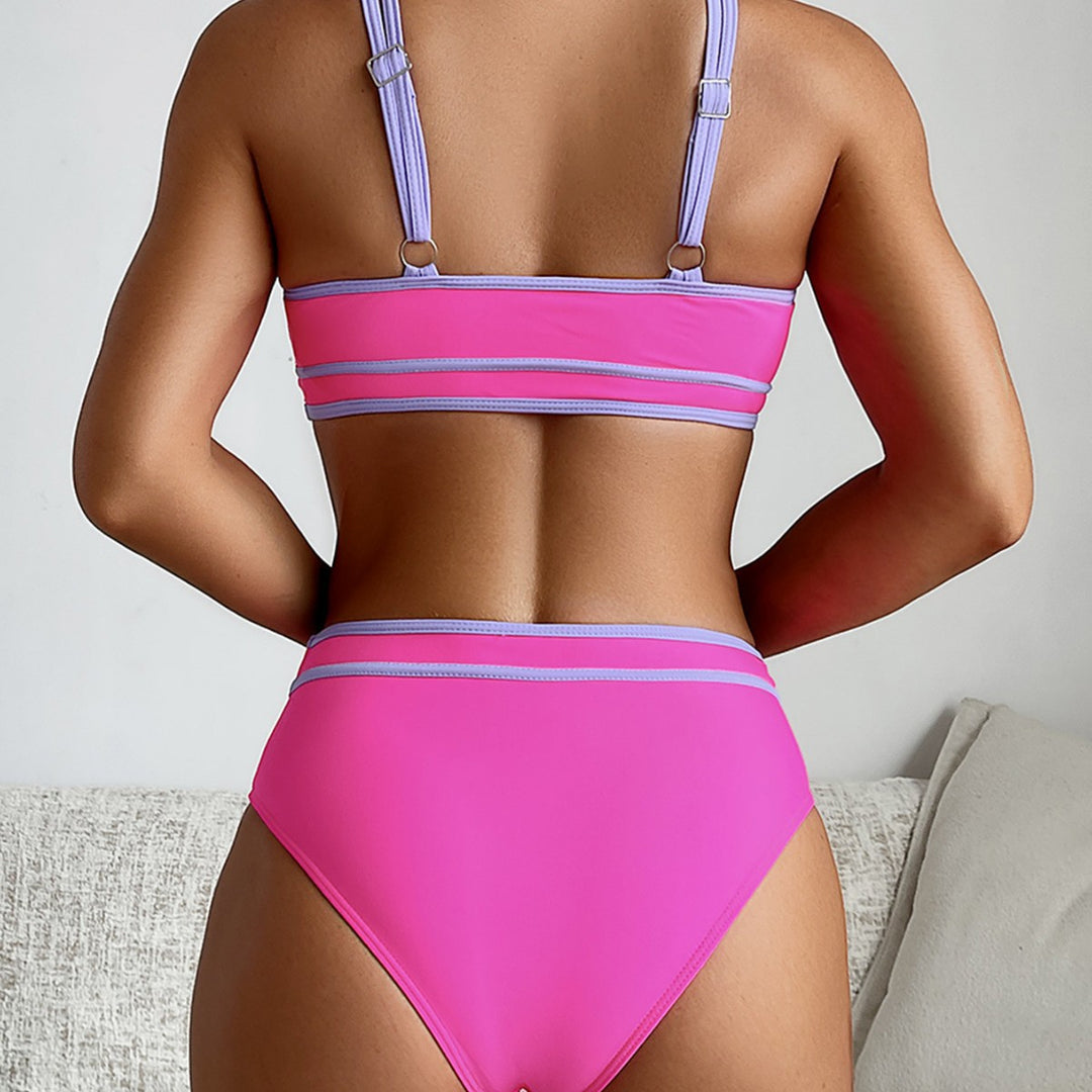 Dame Sport Højskåret Bikini Sæt Stilla