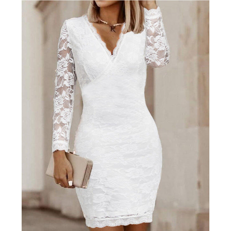 Dame Spids Bodycon Kjole Stilla