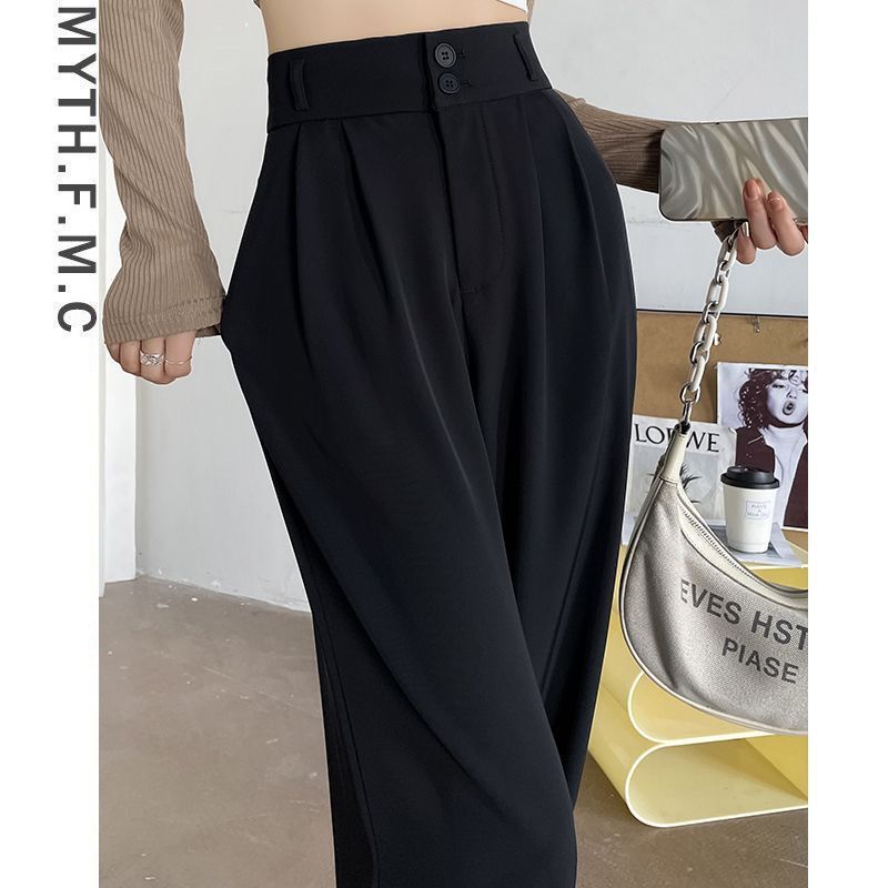Kvindernes klassiske taljebukser med elegant drapering