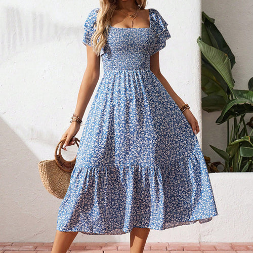 Dame Bohemian Off-Shoulder Maxikjole Stilla