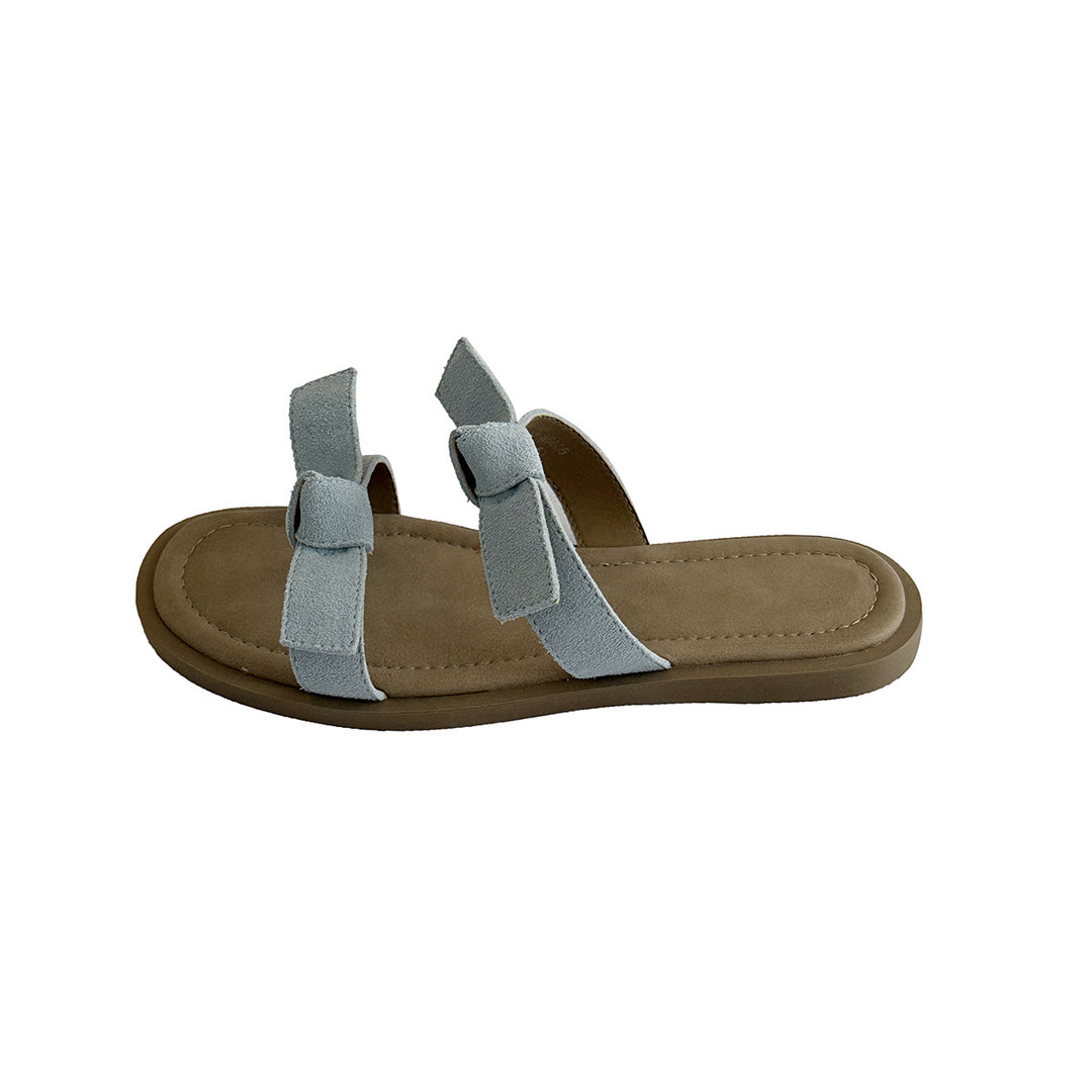 Femme Stilfulde Knyttede Slide Sandaler Stilla
