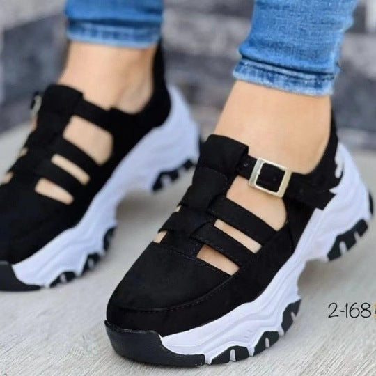 Dame Sporty Sneakers med stilfulde remme og ergonomisk sål Stilla