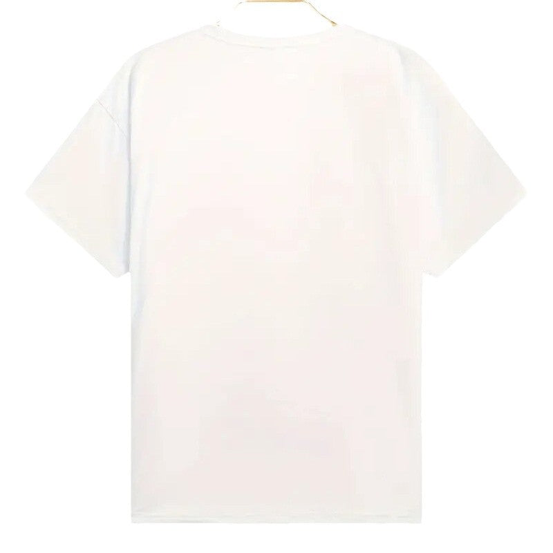Dame T-shirt med livlig træ- og sommerfugletryk Stilla
