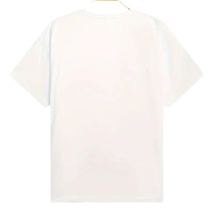 Dame T-shirt med livlig træ- og sommerfugletryk Stilla