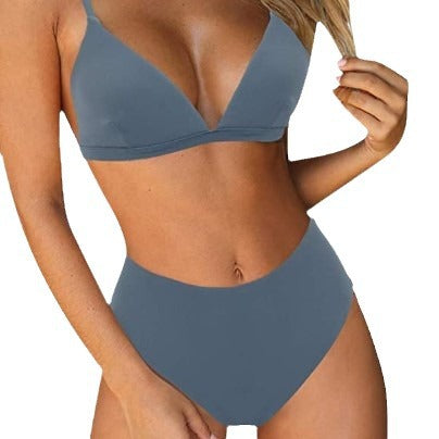Femme Højskåret Trekant-Bikini-Sæt Stilla