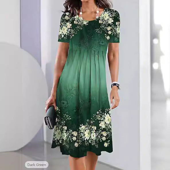 Dame Etuikjole med elegante blomsterdesign Stilla