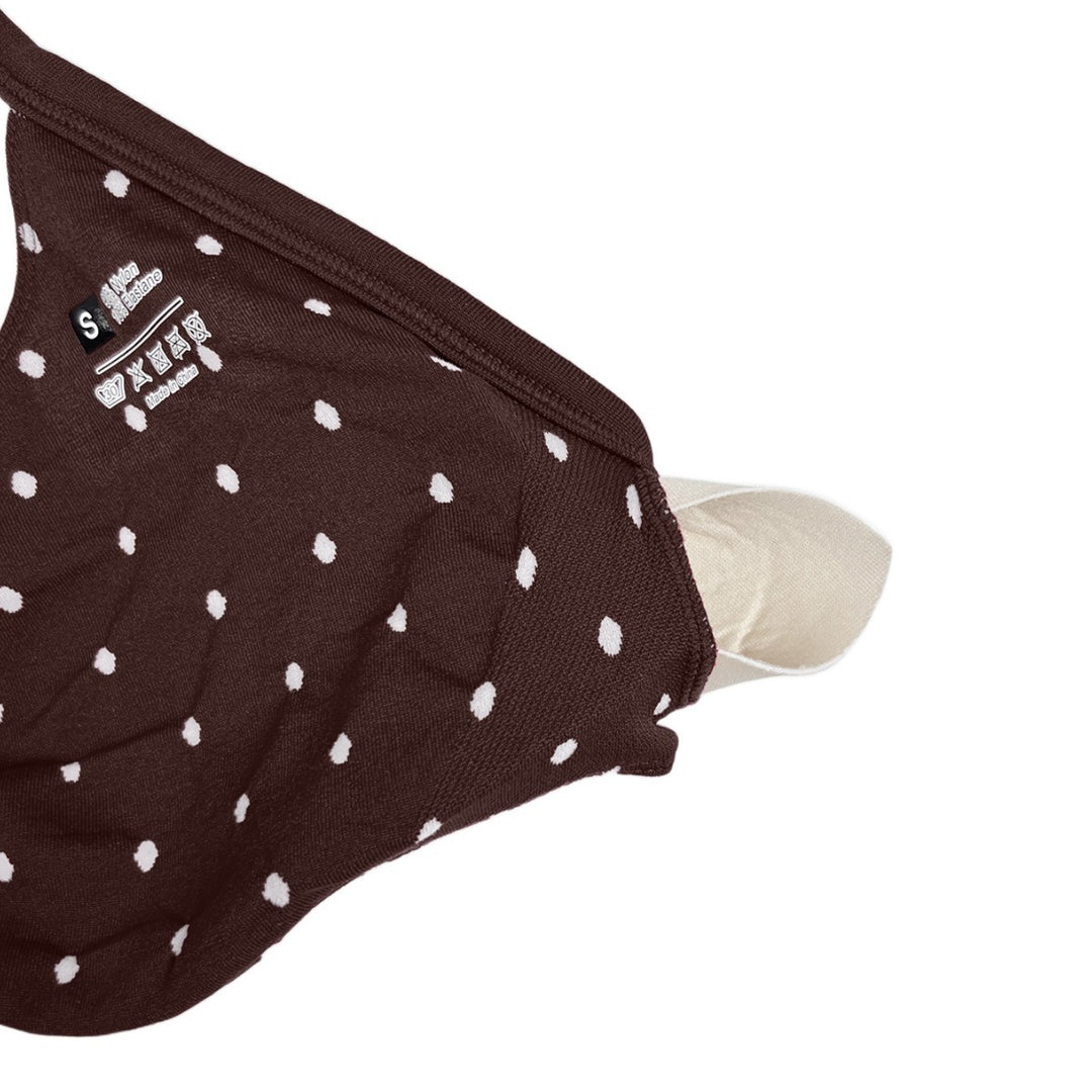 Dame Sporty bikini sæt med højt skårne shorts og flæsedetalje Skovae