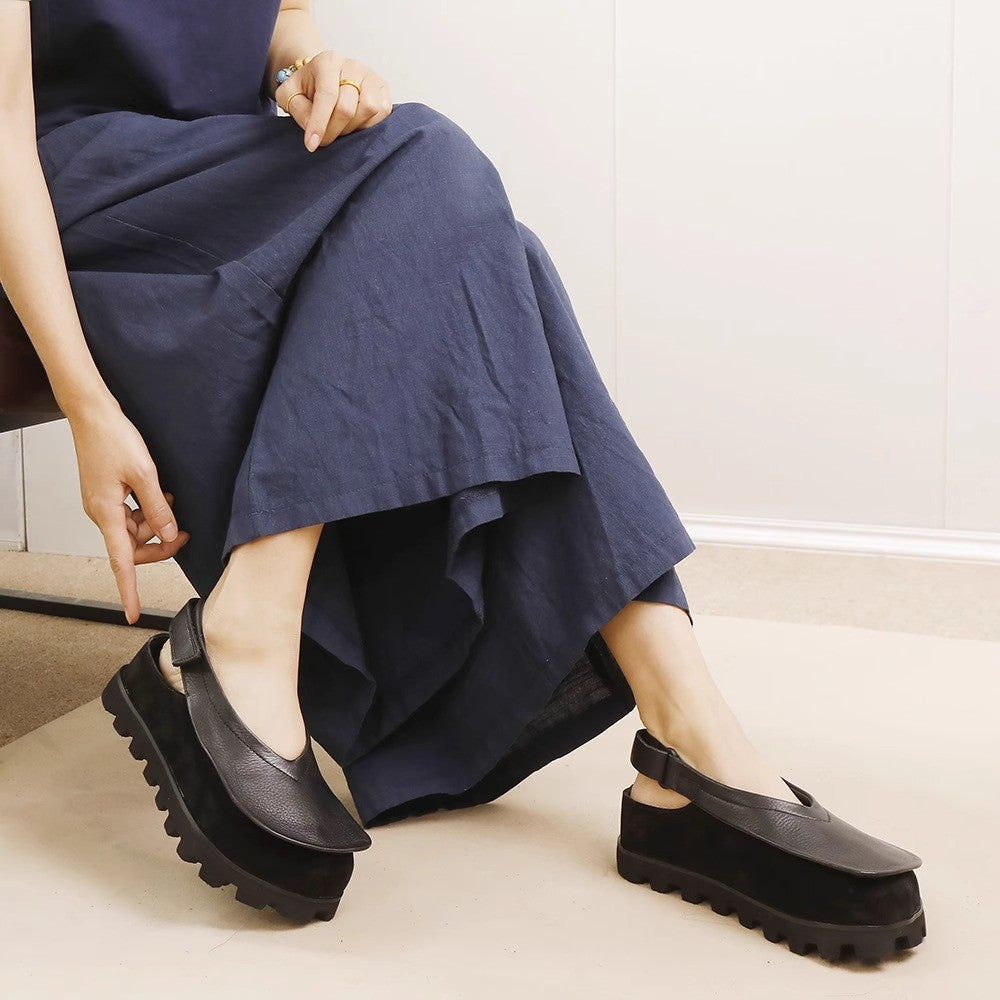 Dame Luftige Slip-On Sandaler med ergonomisk Såler og praktisk Rem Stilla