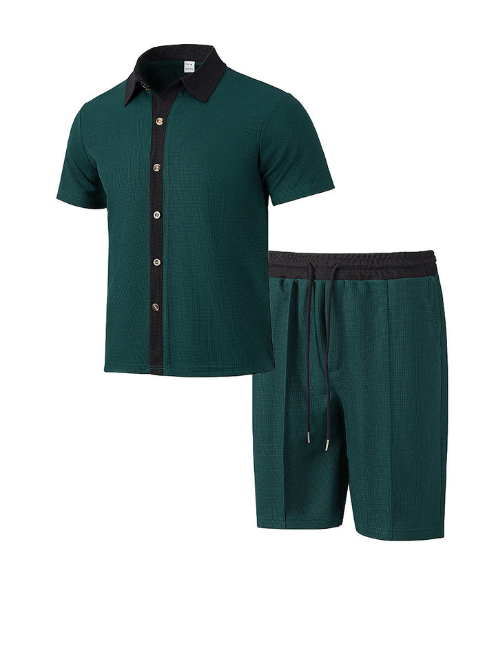 Herre afslappet overdel med shorts Stilla