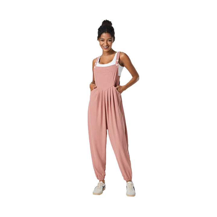 Kvinders Casual Jumpsuit med Stilfuld Snit og Praktiske Lommer Stilla