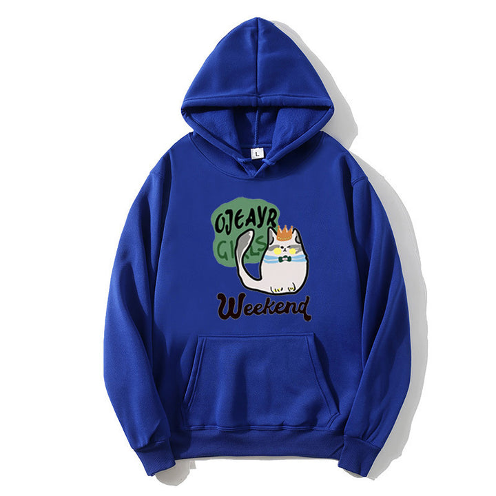 Kvindes hoodie med legende kat motiv Skovae