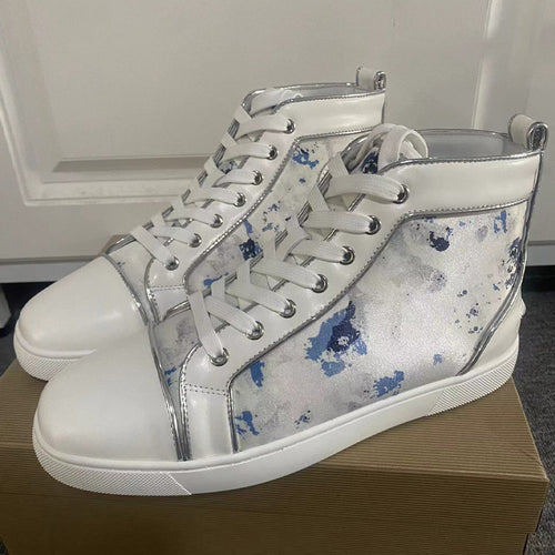 Femme High-Top Fashion Sneakers med kunstnerisk design Stilla