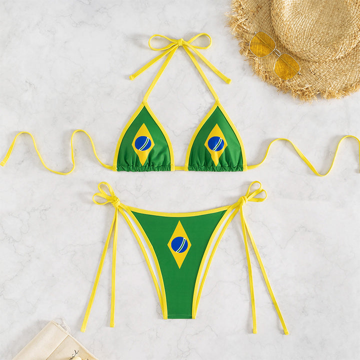 Dame trekant-bikini med brasiliansk flair Skovae