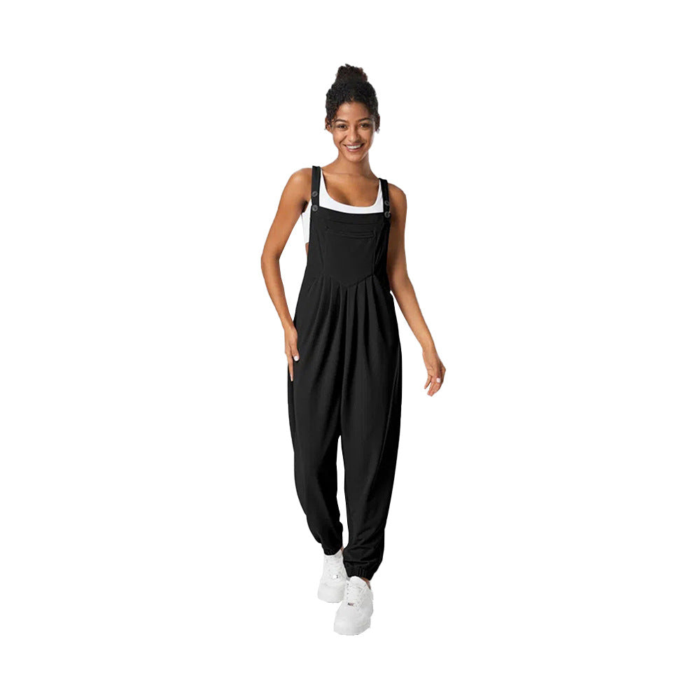 Kvinders Casual Jumpsuit med Stilfuld Snit og Praktiske Lommer Stilla