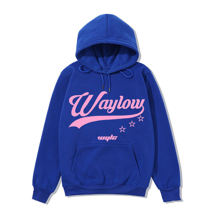 Dame hoodie sweatshirt med iøjnefaldende retro print og komfortabel pasform Skovae