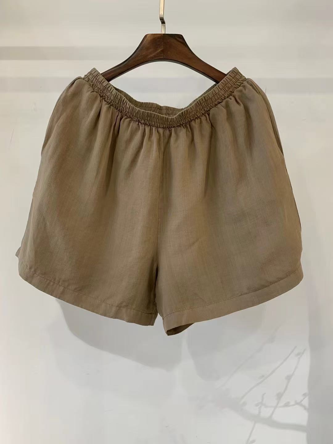 Femme Letvægts Afslappet Pasform Sommer Shorts Stilla
