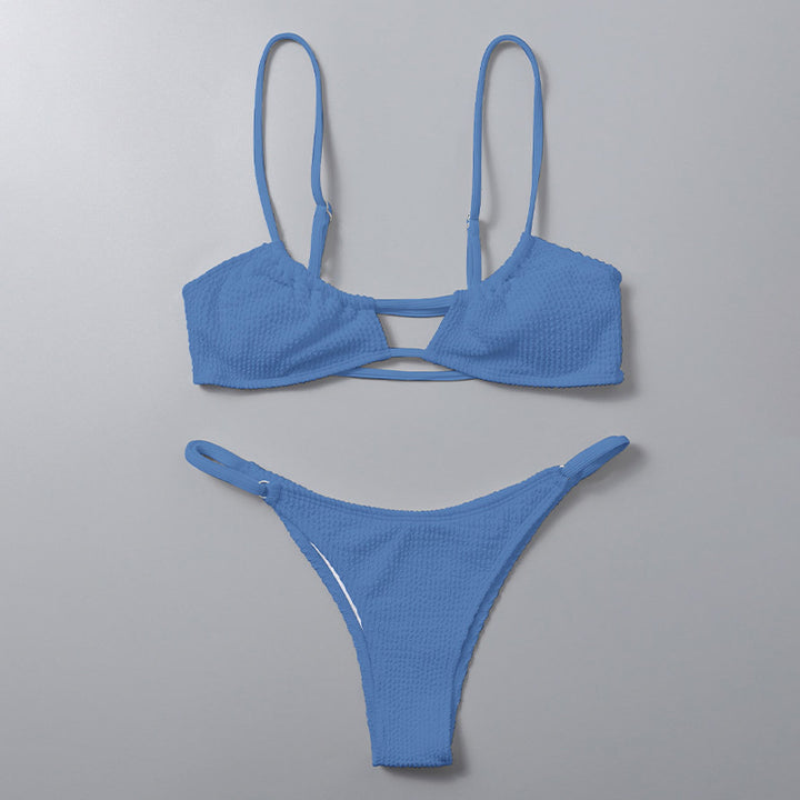 Damer sports-bikini-sæt med raffineret snit Skovae