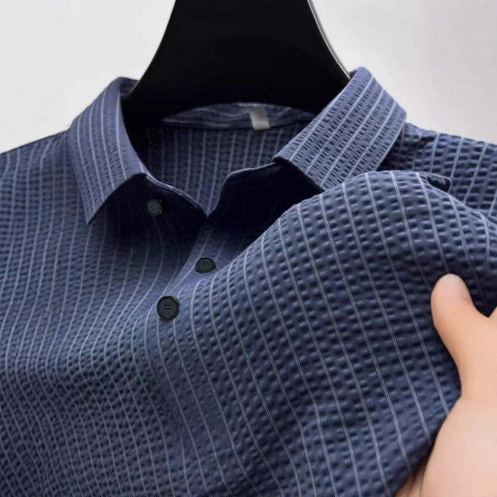 Herre struktureret Performance Polo Stilla