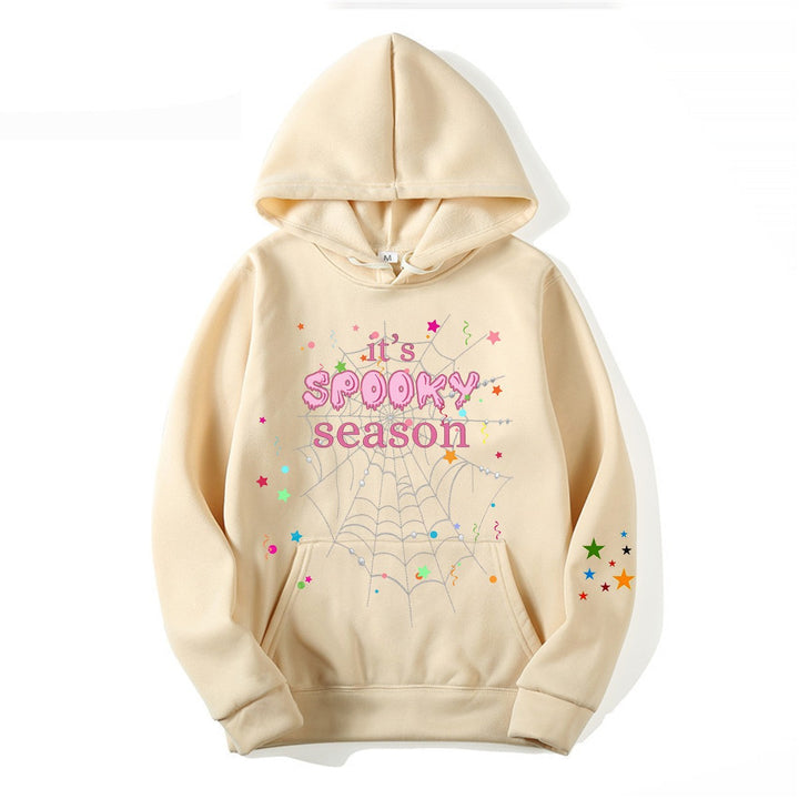 Kvinder hyggelig hoodie med grafisk Halloween design Skovae