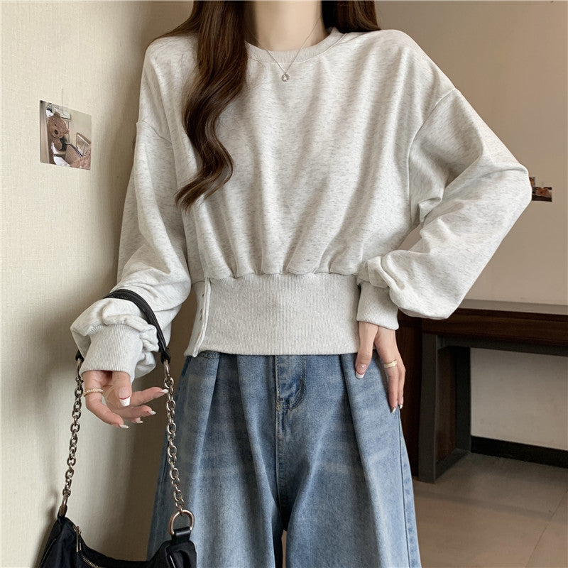 Femme Lækkert Korte Sweatshirt Stilla