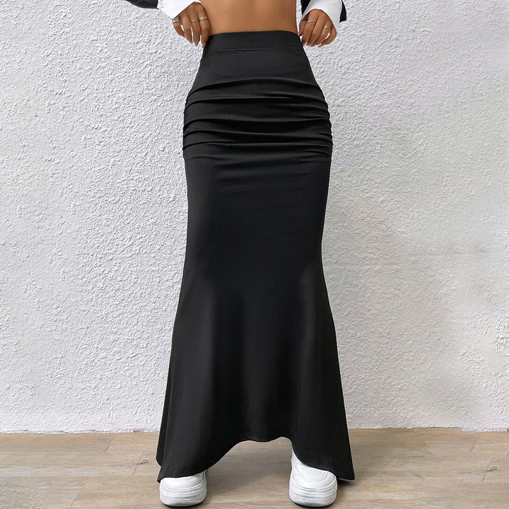 Damer maxi nederdel med sofistikerede ruffle detaljer og elegant snit Stilla