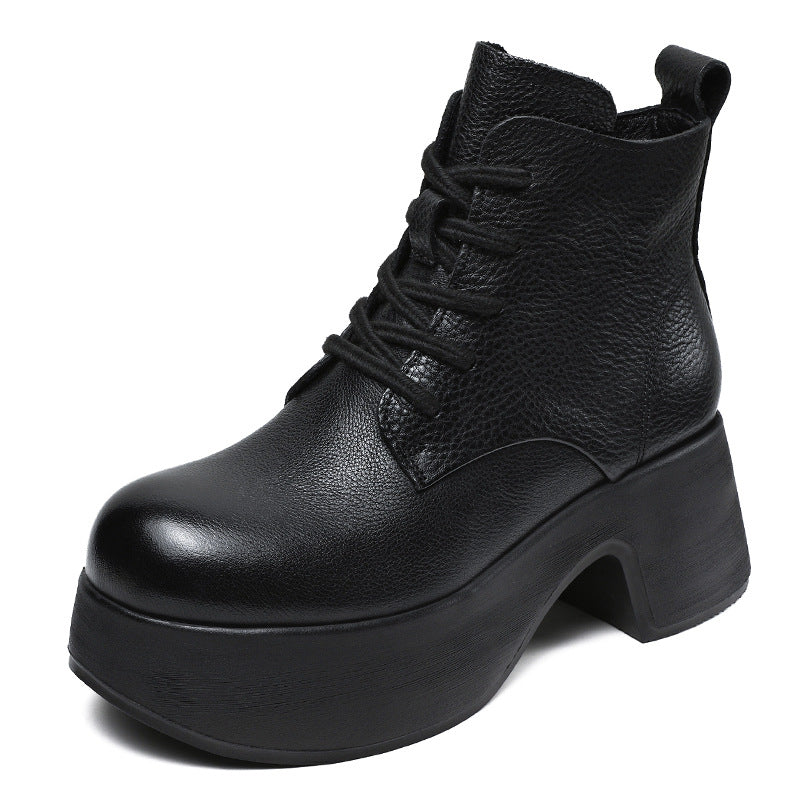 Femme Chunky Heel Ankelstøvler Stilla