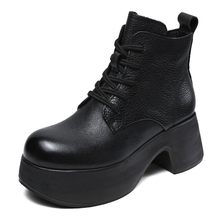 Femme Chunky Heel Ankelstøvler Stilla