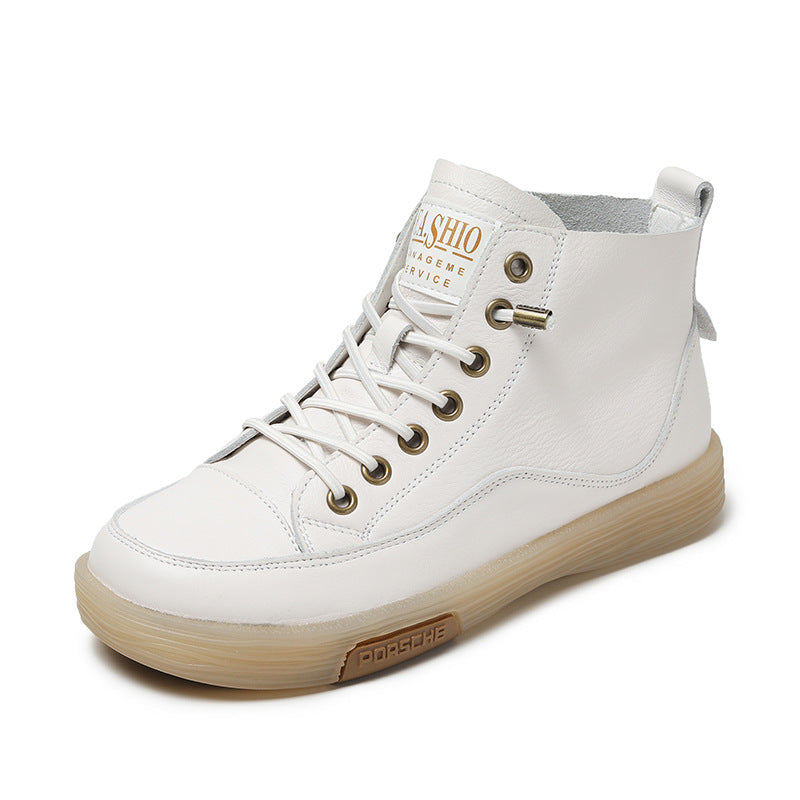 Herre High-Top Læder Sneakers med retro-inspireret design Stilla