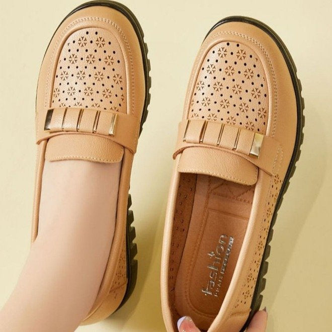 Dame ballerinas med moderigtigt gennembrudsdesign og komfortabel sål Stilla