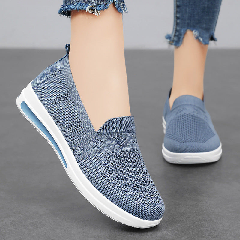 Femme Slip-On Åndbare Sneakers med Polstret Komfort Stilla
