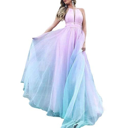 Stilla | Glamorous Deep V Aften kjole Lang Skirt
