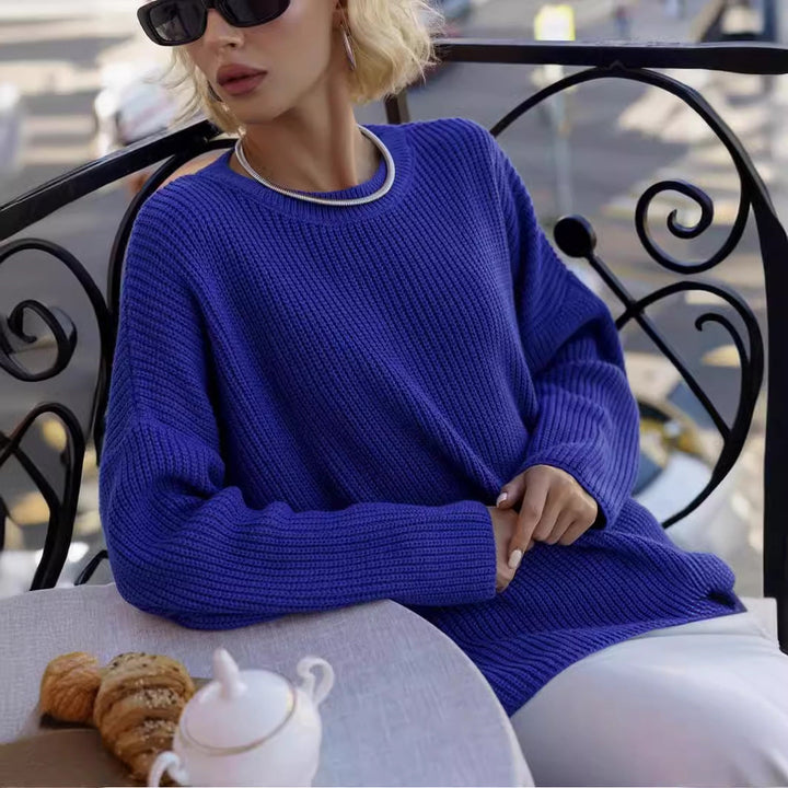 Stilla | Cozy Loose Strikket Pullover Sweater