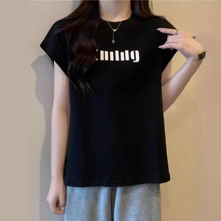 Femme Relaxed Fit Grafik Muskel Tee Stilla