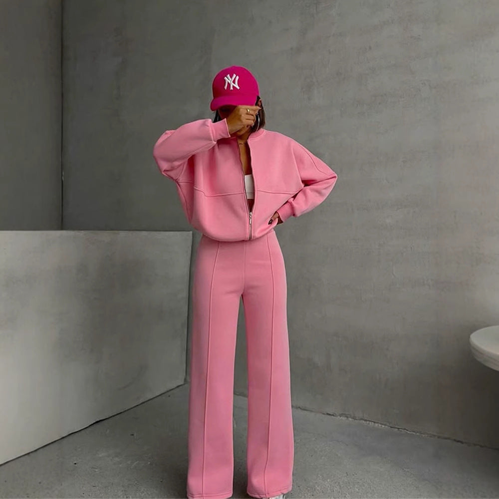 Stilla | Trendy Street Style Jakke Lang Bukser Sæt