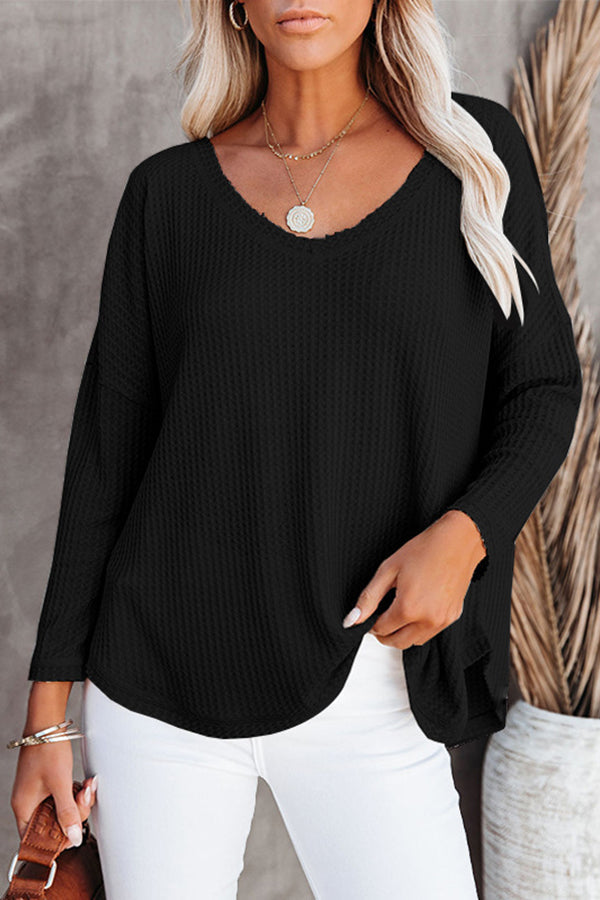 Stilla | Between Us Termisk Vaffelstrik Top