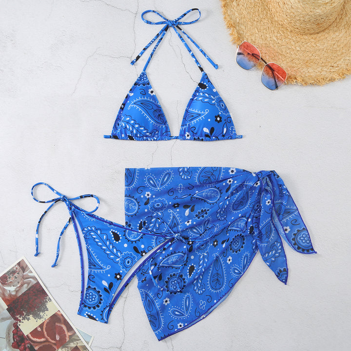 Dame Bikini-sæt med trendy bindemønster Stilla