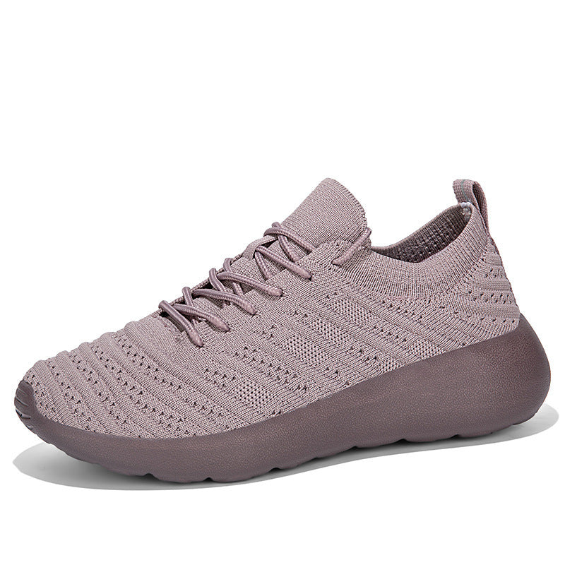Herre Lettere Fleksible Strik Sneakers Stilla