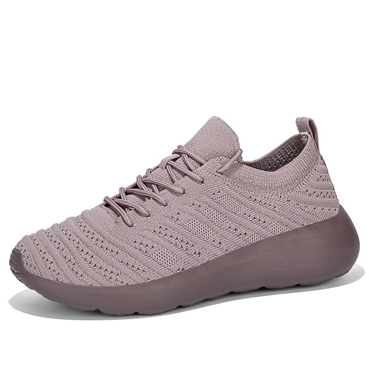 Herre Lettere Fleksible Strik Sneakers Stilla