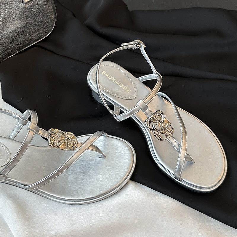 Femme Elegante Strappy Blokhælsandaler Stilla
