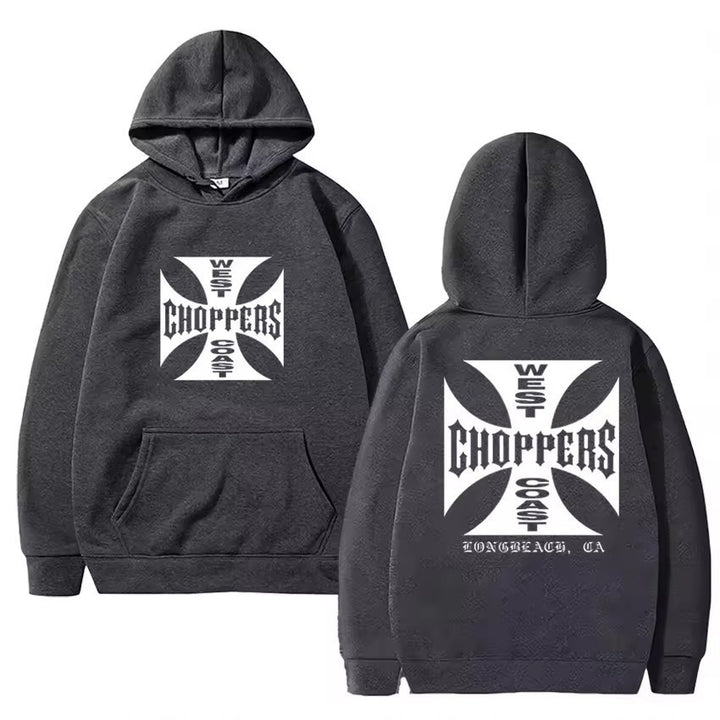 Kvinders hoodie med iøjnefaldende grafisk print og behagelig pasform Skovae