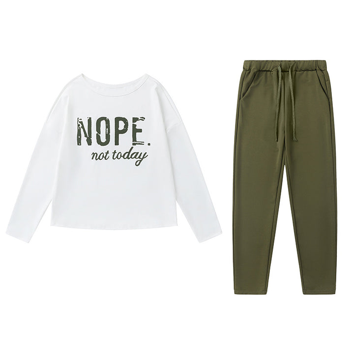 Femme Grafik Loungewear Sæt Stilla