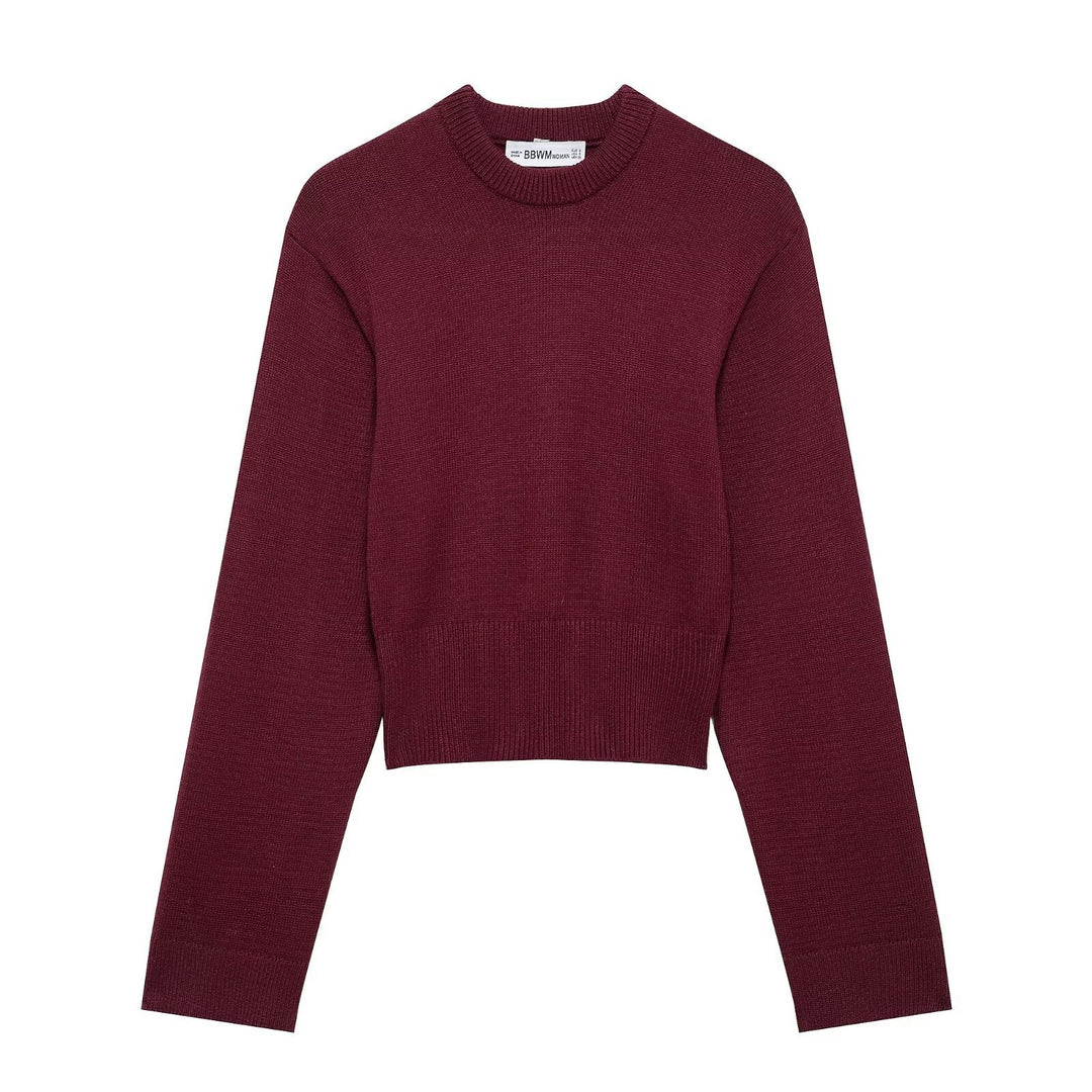 Femme Cropped Strikpullover Stilla 1750153049