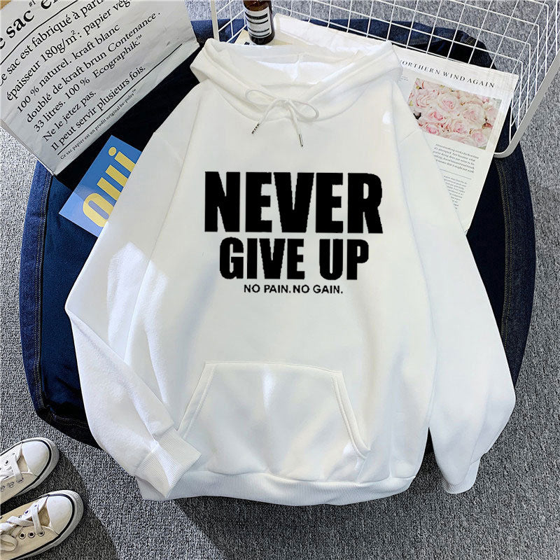 Kvindernes hoodie med motiverende skrifttype Skovae 1772613019