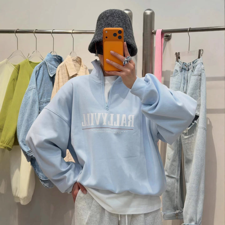 Kvinders sporty zip trøje i afslappet design Stilla