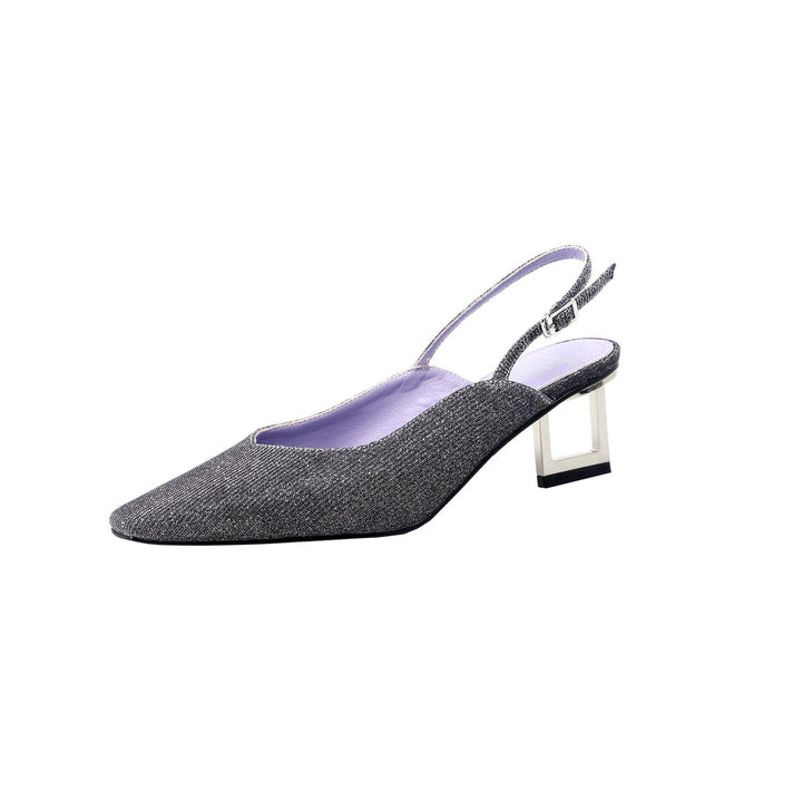 Dame Slingback Højhælede Pumps med geometrisk blokhæl Stilla