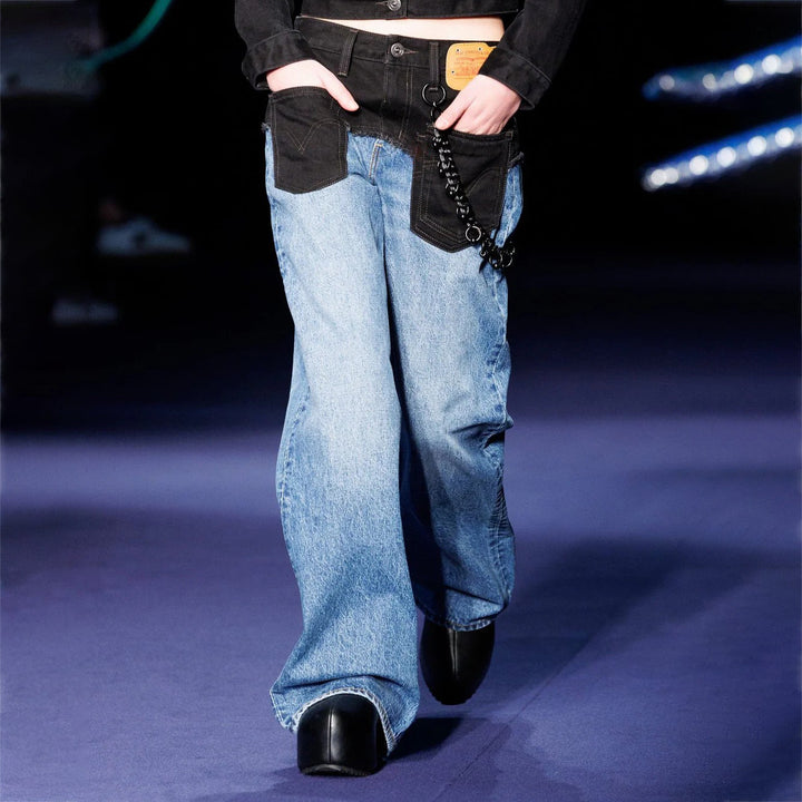 Kvinder Bred Jeans Stilla