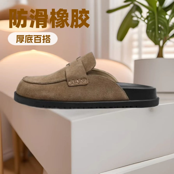 Dame slippers med blødt ruskind og anatomisk fodseng Stilla