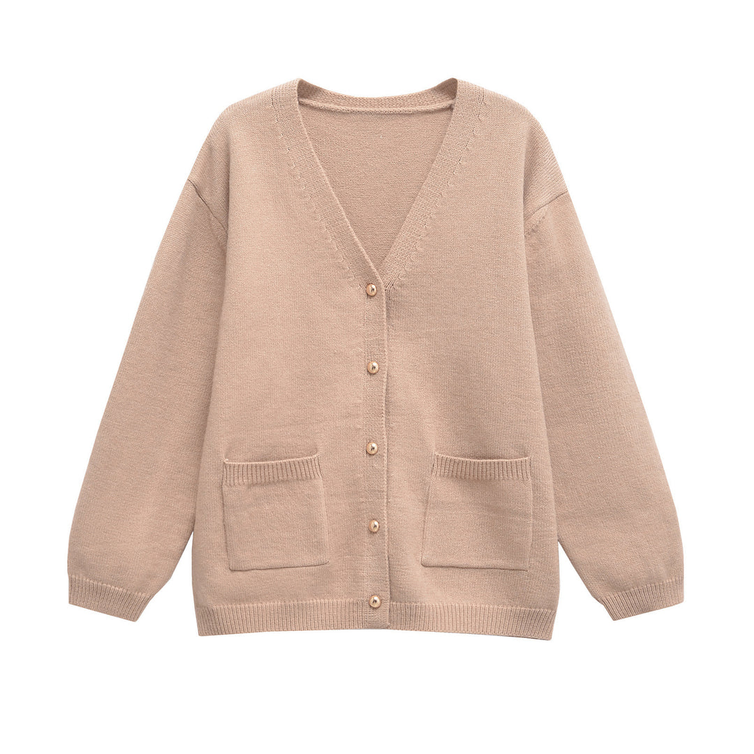 Femme Relaxed Fit Button-Up Cardigan Stilla